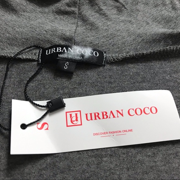 Urban CoCo Women's Drape Open Front Cardigan - Picture 5 of 7